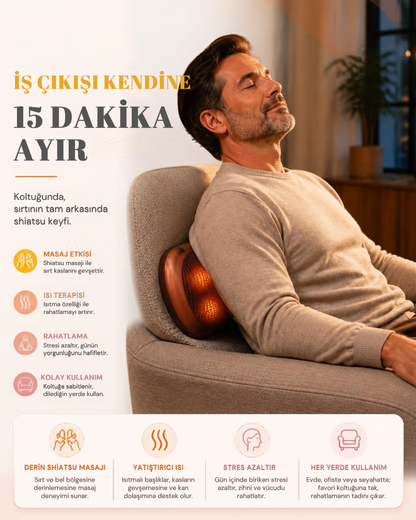 Revalivo Shiatsu Masaj Yastığı
