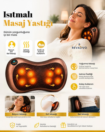 Revalivo Shiatsu Masaj Yastığı